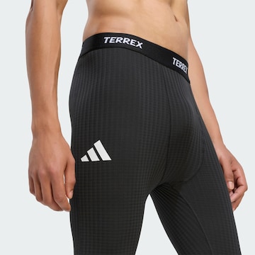ADIDAS TERREX Skinny Sportbroek 'Xperior' in Zwart