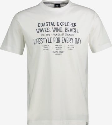 T-Shirt LERROS en blanc : devant