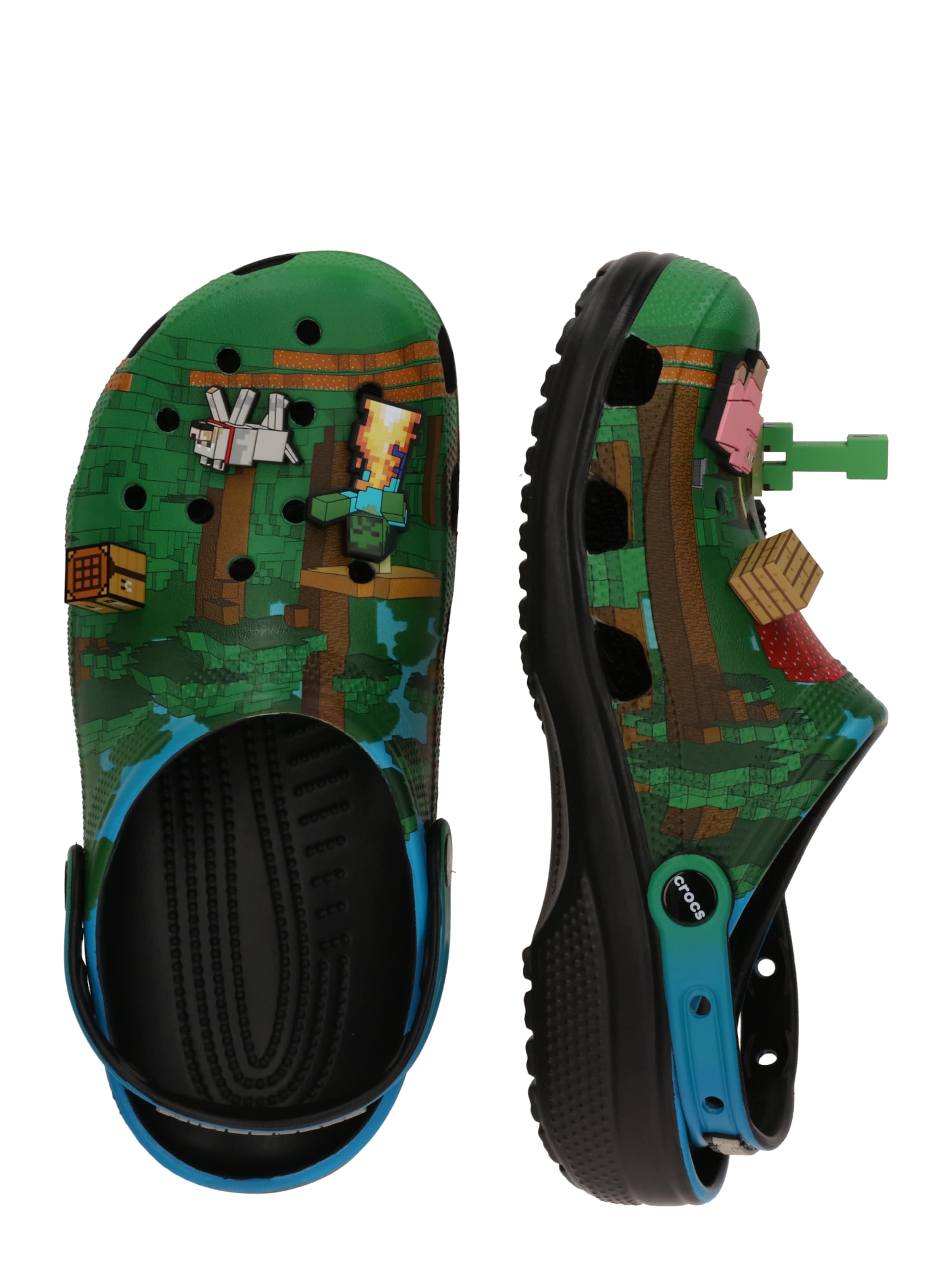 Crocs Cokle 'Minecraft' | zelena barva