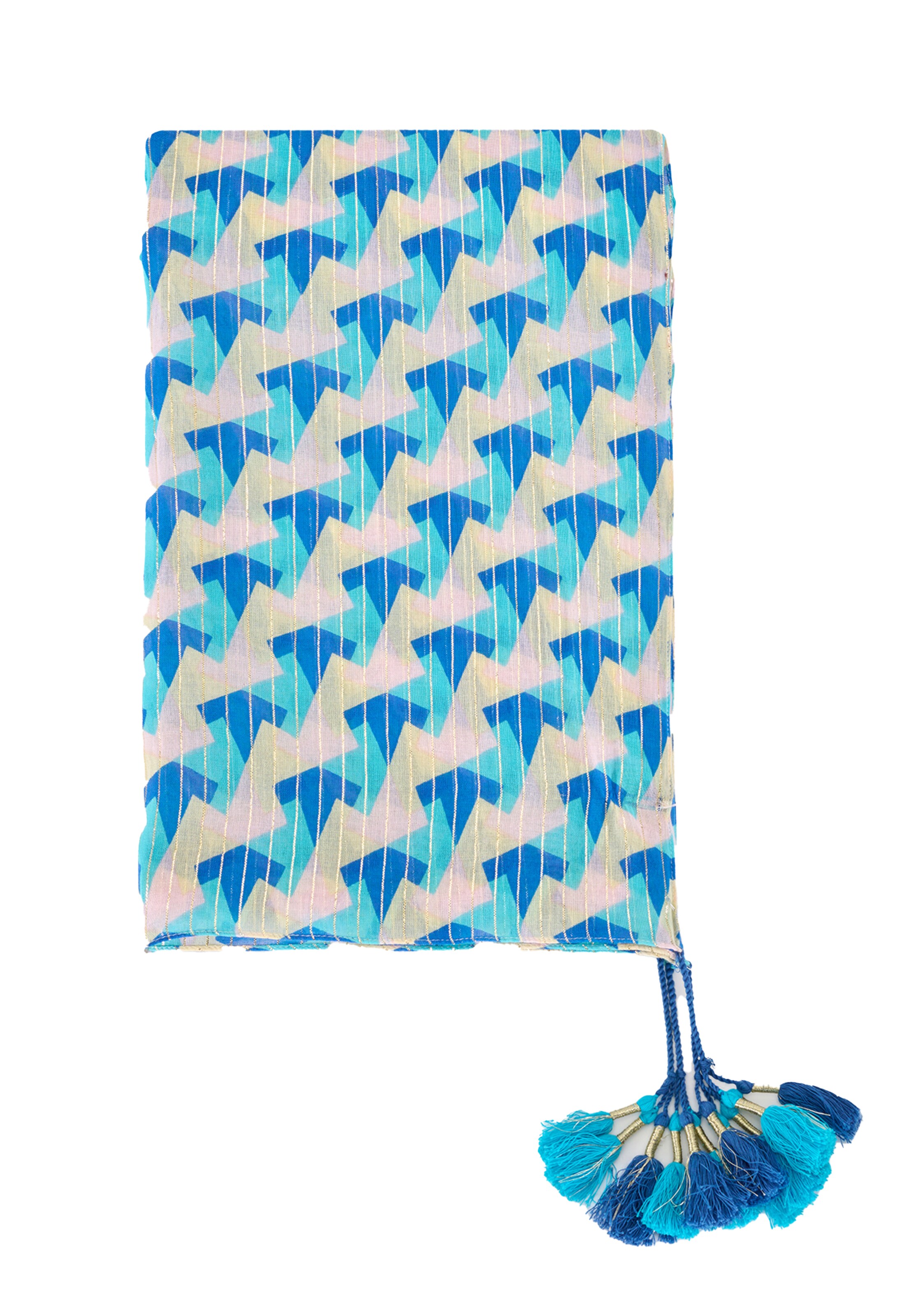 Sciarpa 'Santana' di Camomilla Italia in blu: frontale