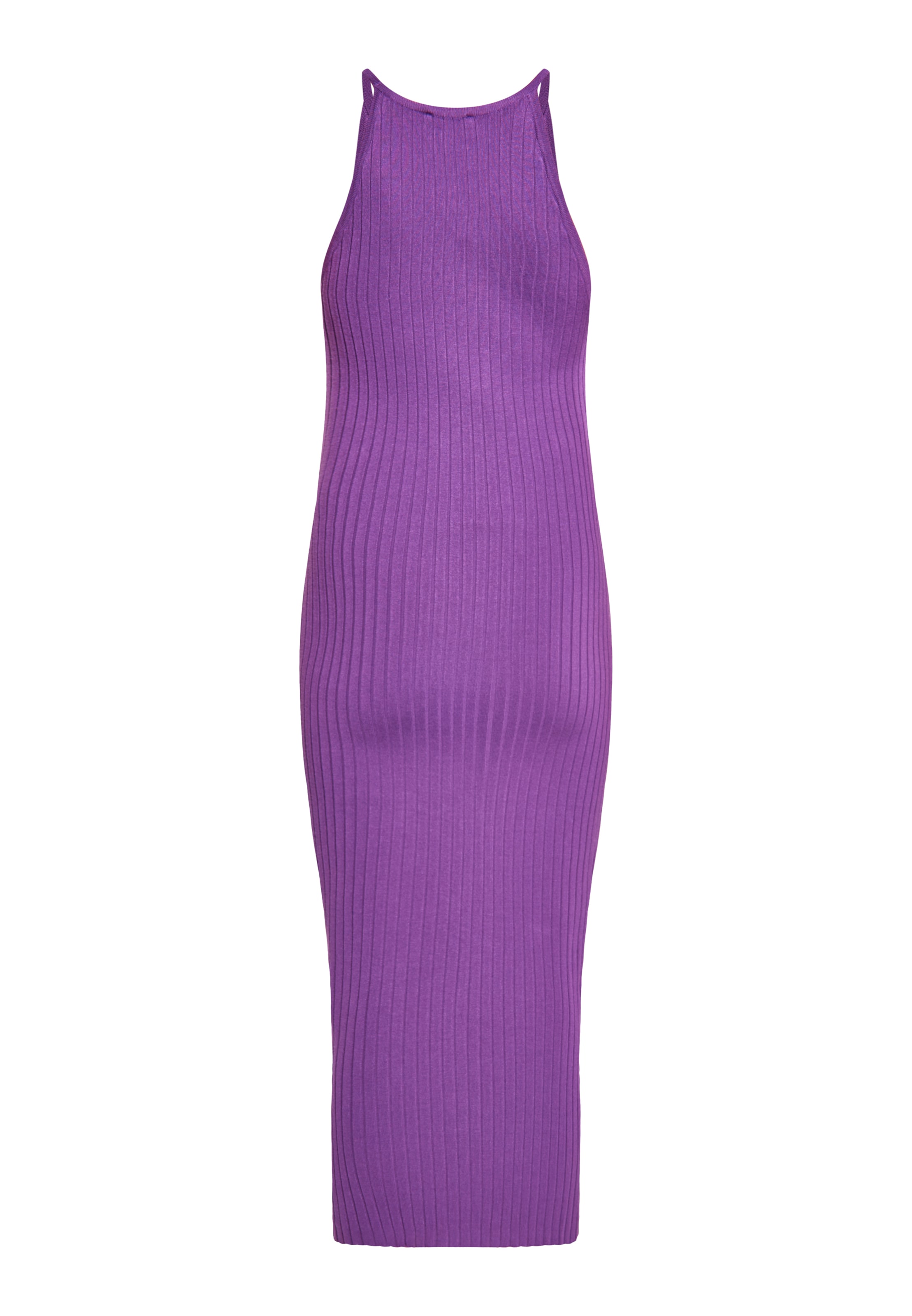 Abito in maglia di faina in lilla