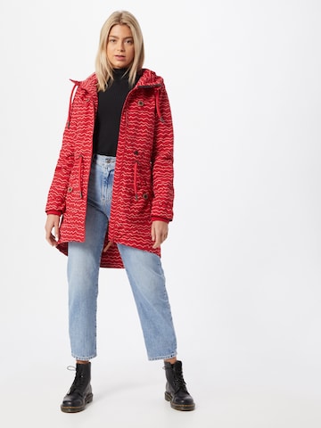 Alife and Kickin Between-Seasons Parka 'Charlotte' in Red