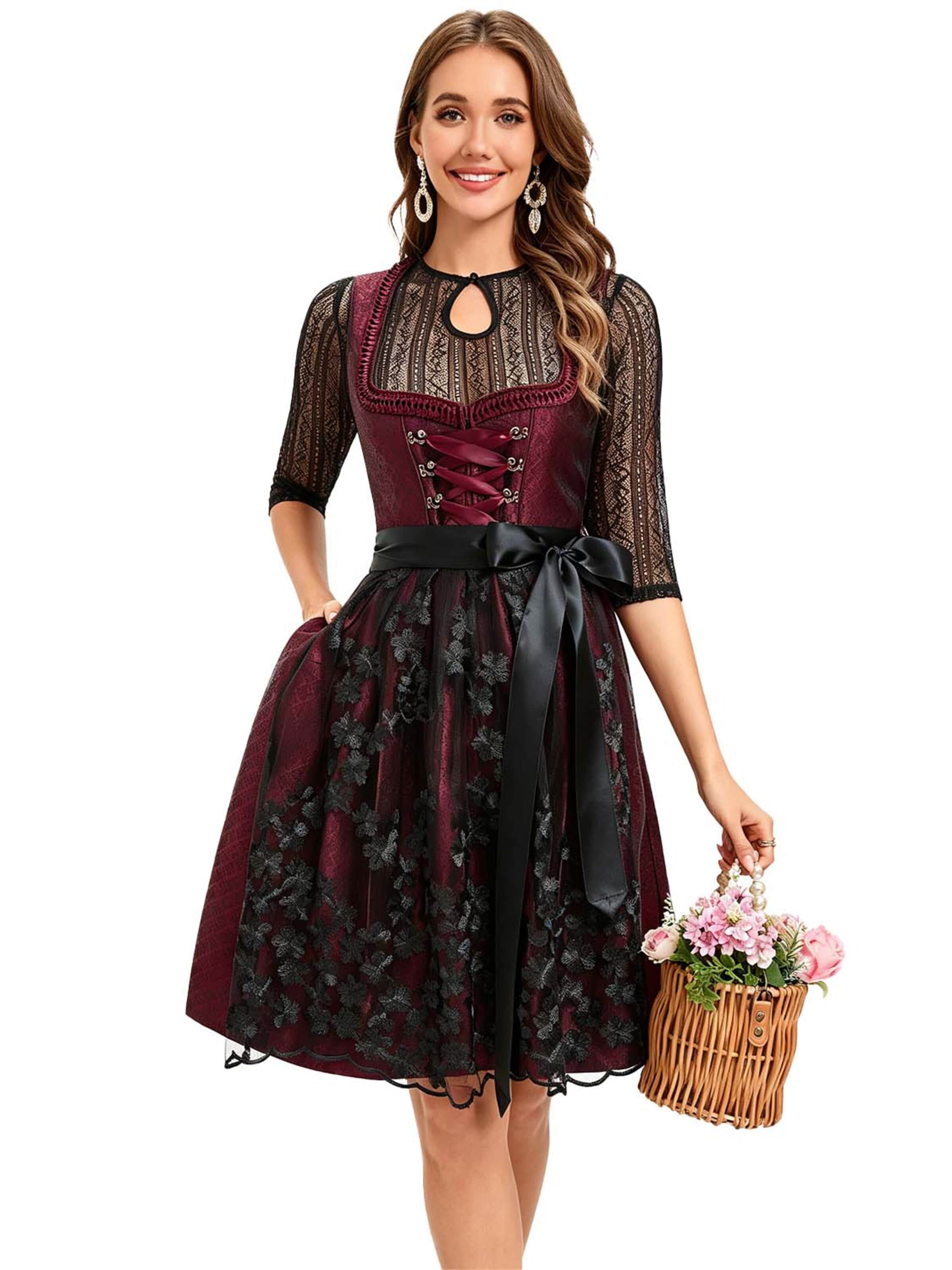 KoJooin Dirndl‌‌ in Rot