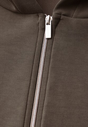 STREET ONE Sweatjacke in Braun