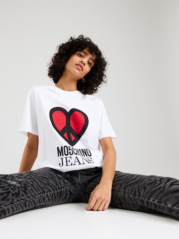 T-shirt Moschino Jeans en blanc