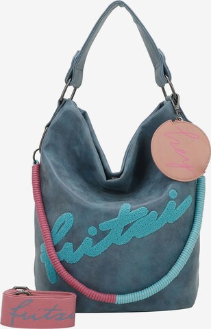 Borsa a tracolla di Fritzi aus Preußen in blu: frontale