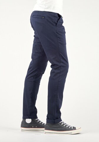 Le Temps Des Cerises Slim fit Chino Pants 'JAS3' in Blue