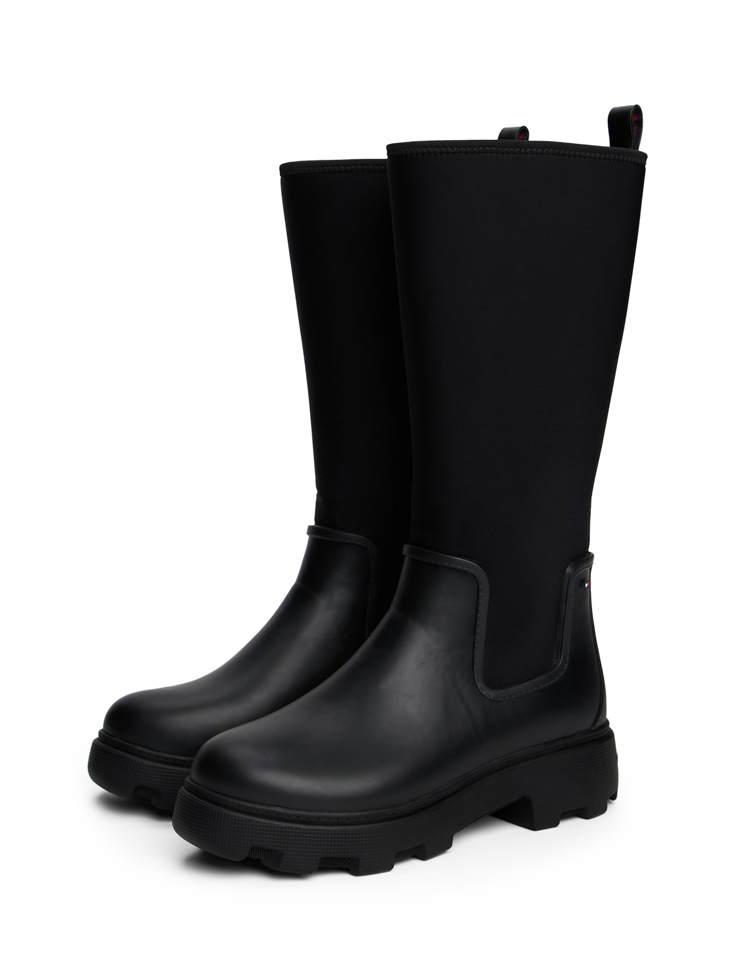 Bottes en caoutchouc TOMMY HILFIGER en noir