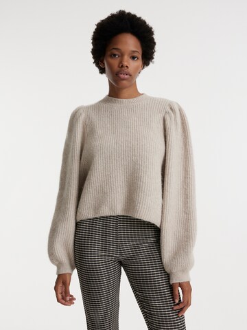 EDITED Pullover 'Sue' i beige: forside