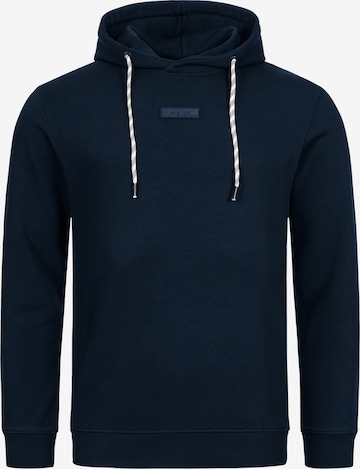 INDICODE JEANS - Sweatshirt 'Bentley' em azul: frente