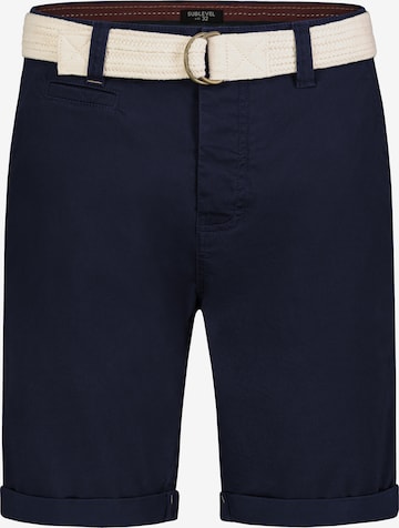 Sublevel Shorts in Blau: Vorderseite