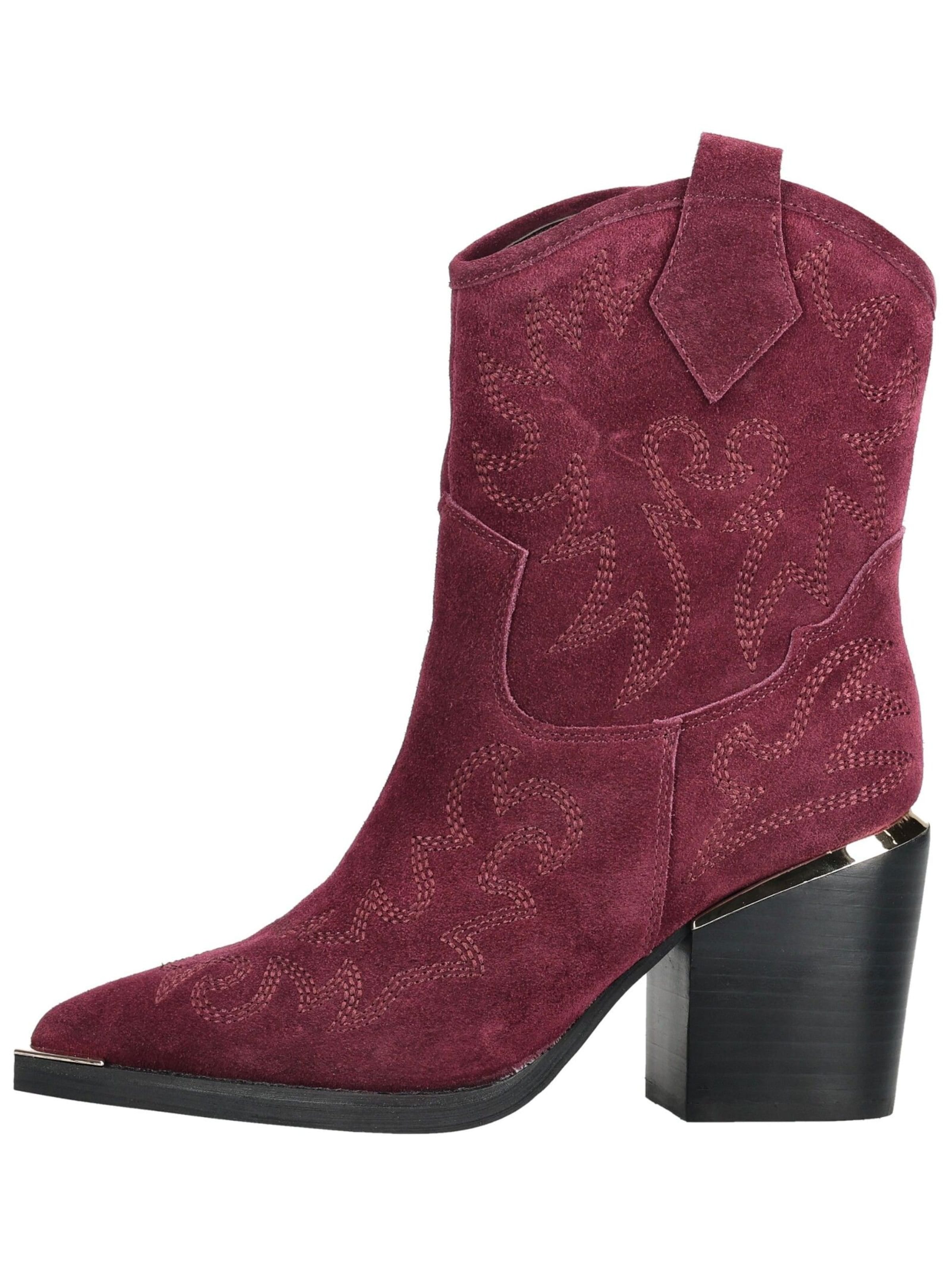 Bottes de cowboy Alma En Pena en rouge