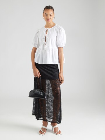 Camicia da donna 'Jolly' di PIECES in bianco
