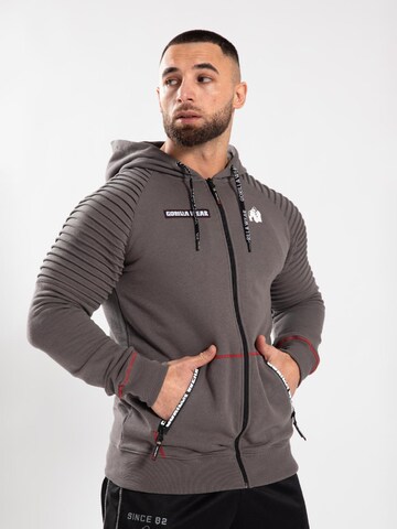 Gorilla Wear Sports sweatshirt 'Georgia' in Grey: front
