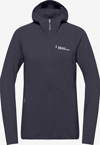 JACK WOLFSKIN Funktionsfleecejacke in Grau: Vorderseite