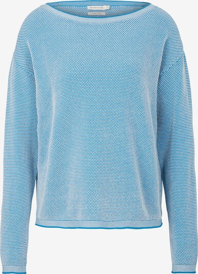 TOM TAILOR Sweater in Sky blue / White, Item view