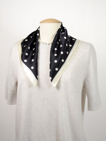 MayTree Scarf 'Seidentuch Punkte klein' in Black