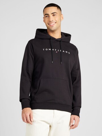 Tommy Jeans Sweatshirt in Schwarz: Vorderseite