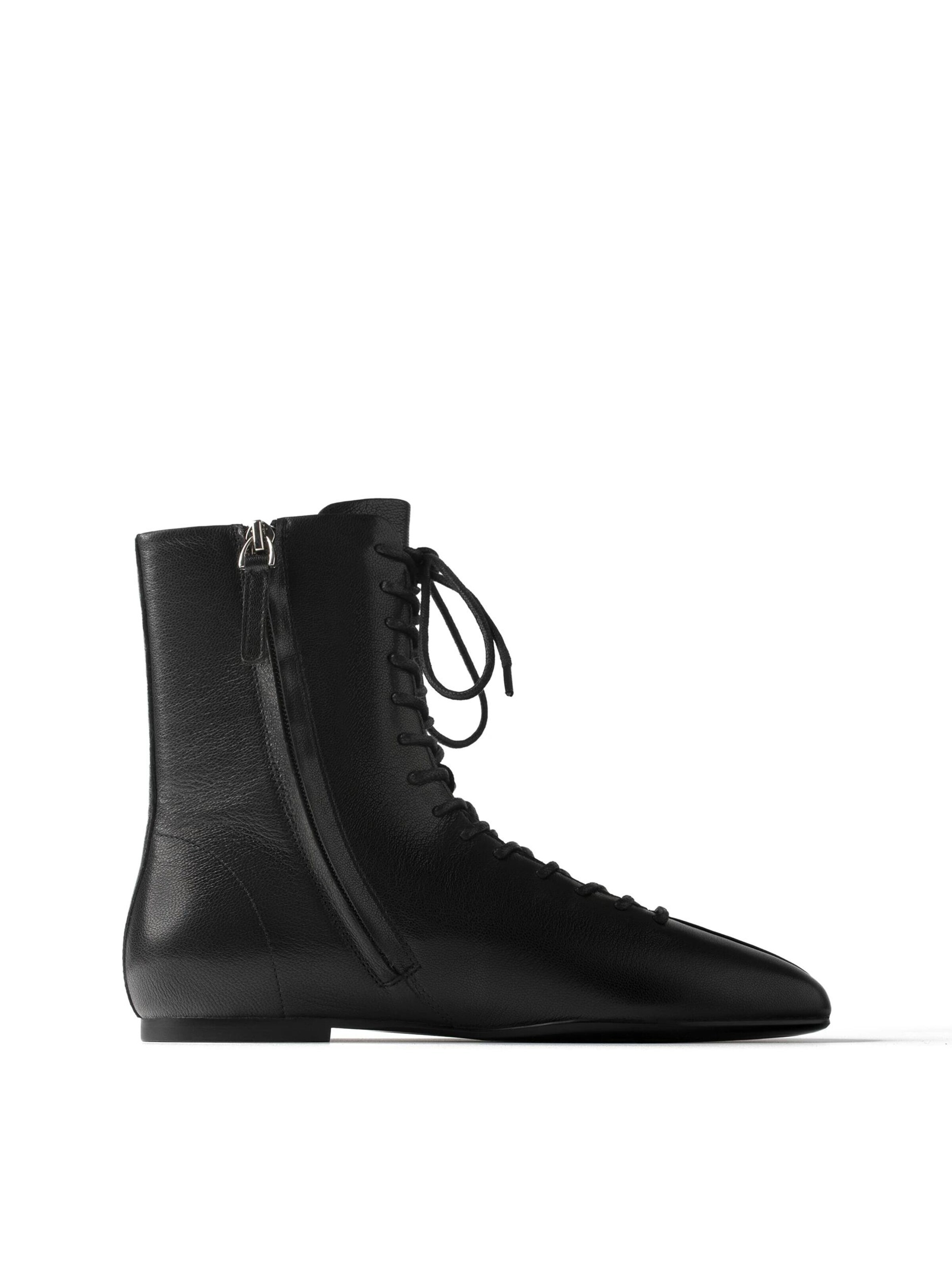 L37 HANDMADE SHOES Bokabakancsok 'LESS IS ALWAYS MORE' - fekete