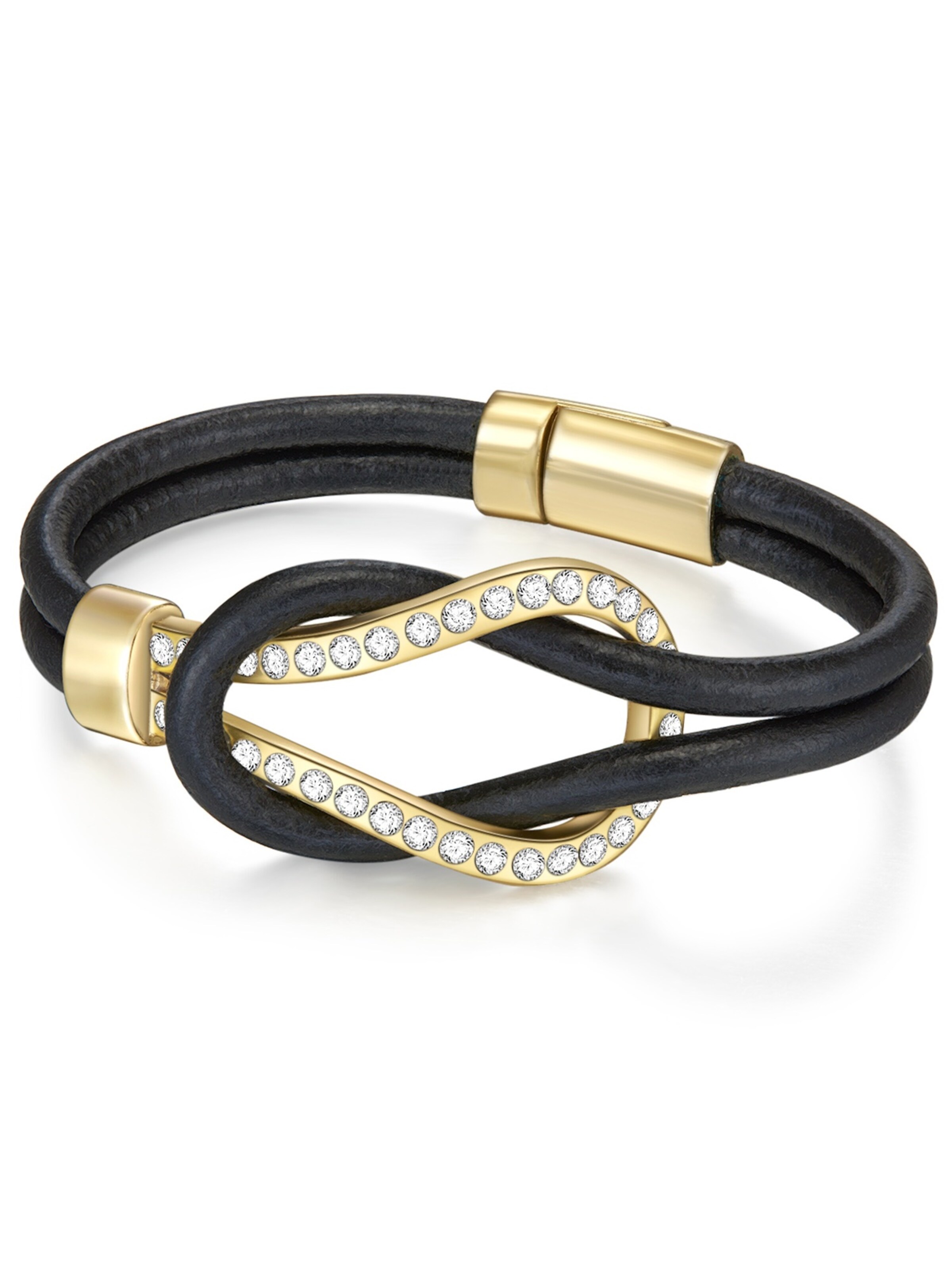 Lulu & Jane Armband in Zwart: voorkant