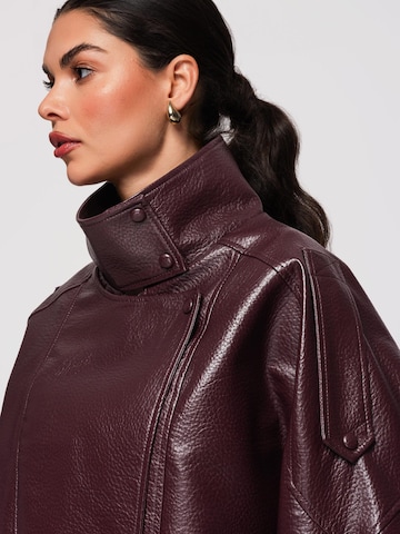 Ombre Between-season jacket in Red