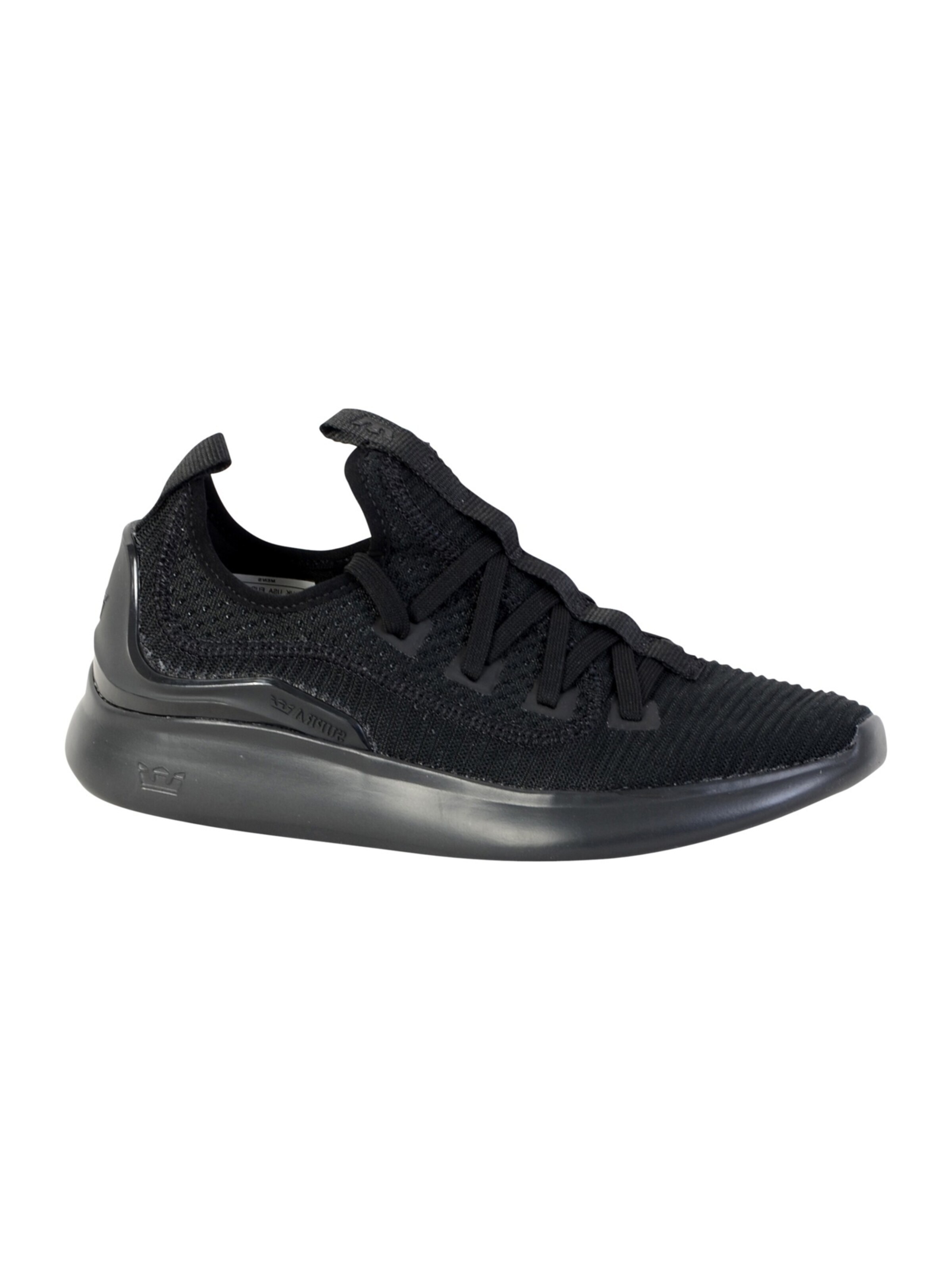 SUPRA Athletic lace-up shoe in Black