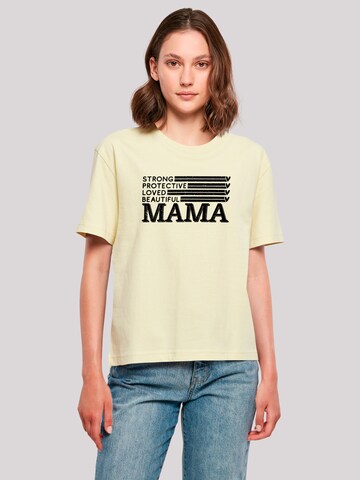 T-shirt F4NT4STIC en jaune : devant