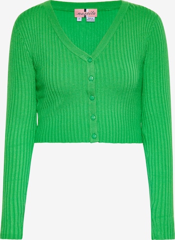 Cardigan swirly en vert : devant