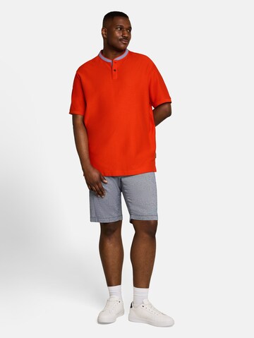 TOM TAILOR Men + Poloshirt in Orange