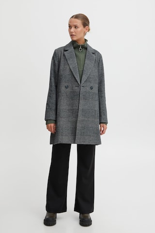 ICHI Winter Coat 'Janny' in Grey