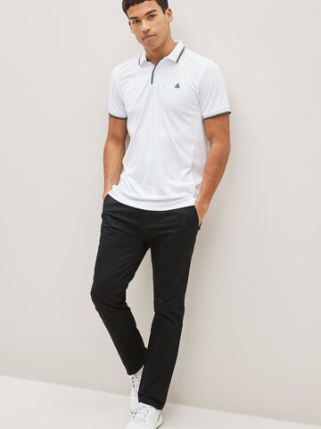 Next Slimfit Hose in Schwarz