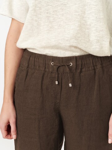 TONI Wide leg Pants in Brown