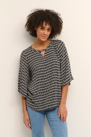 Kaffe Blouse 'Hildur' in Zwart: voorkant