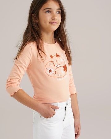 WE Fashion - Camiseta en naranja