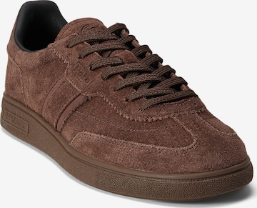 Baskets basses 'BEDFORD' Polo Ralph Lauren en marron : devant