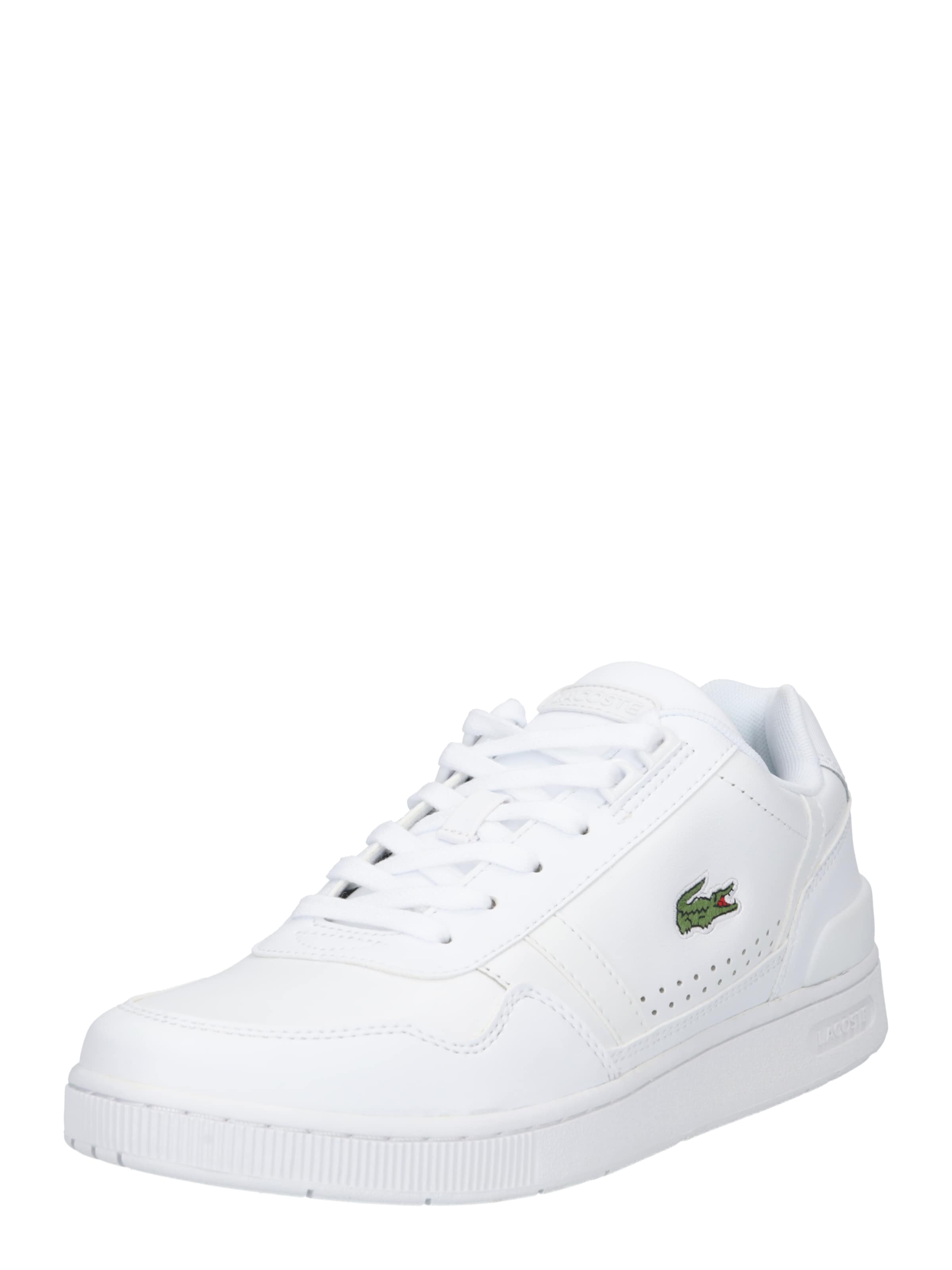 Sneaker low de la LACOSTE pe alb: față