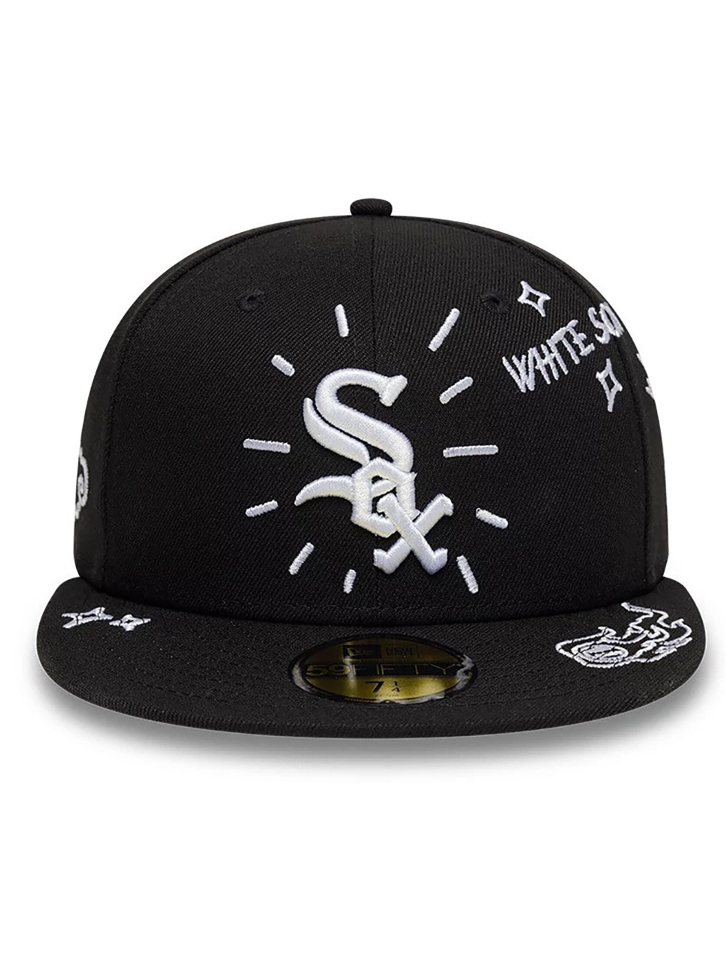 NEW ERA Cap '59FIFTY MLB Chicago White Sox Scribble'‌‌ in Schwarz
