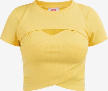 MYMO - Top em amarelo: frente