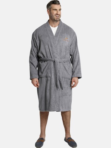 Charles Colby Long Bathrobe in Grey