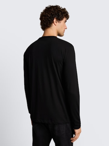 TOM TAILOR DENIM Shirt in Schwarz