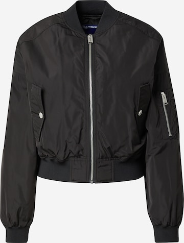 KARL LAGERFELD JEANS Between-Season Jacket in Black: front