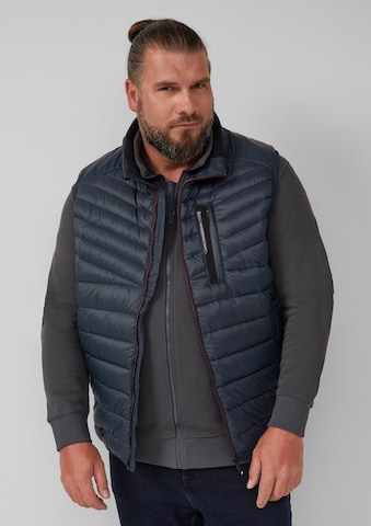 s.Oliver Bodywarmer in Blauw: voorkant