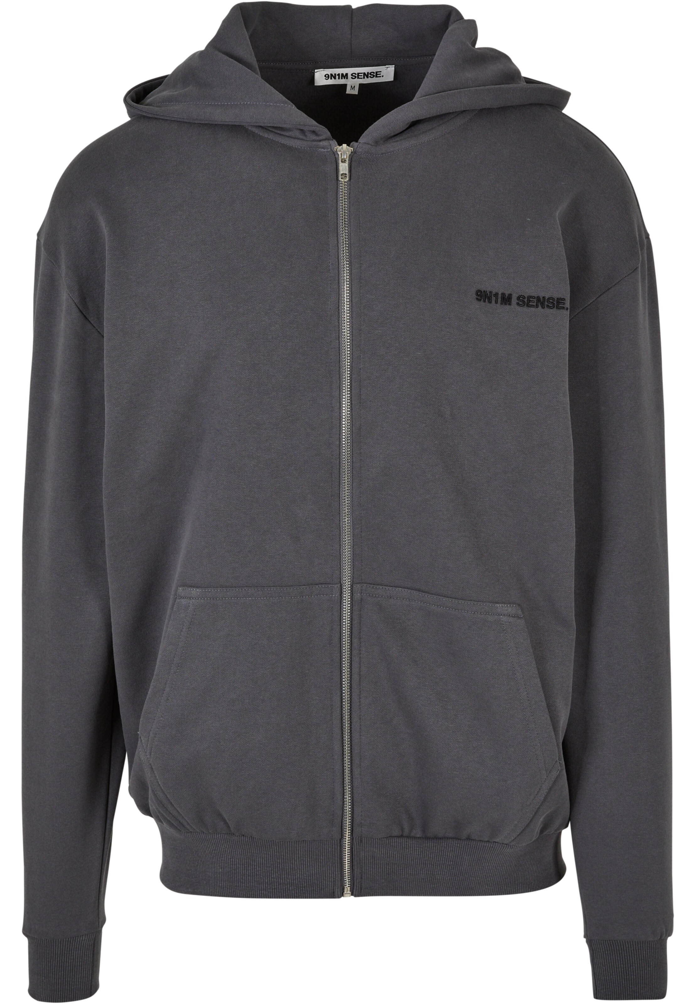 9N1M SENSE Zip-Up Hoodie in Dark Grey | ABOUT YOU