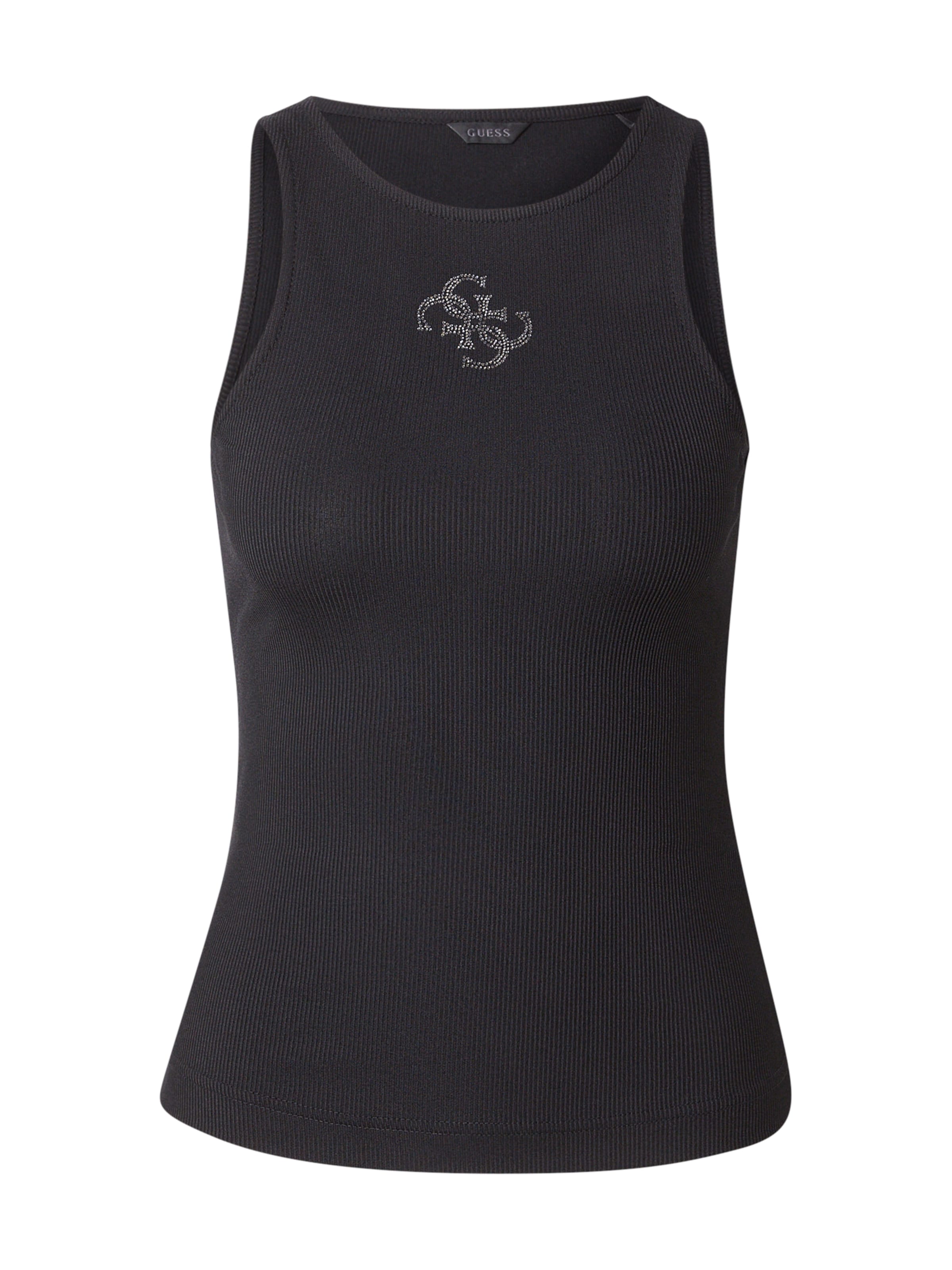 Top 'GUENDALINA' di GUESS in nero: frontale