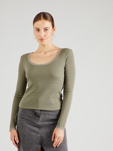 TOPSHOP Shirt in Green: front