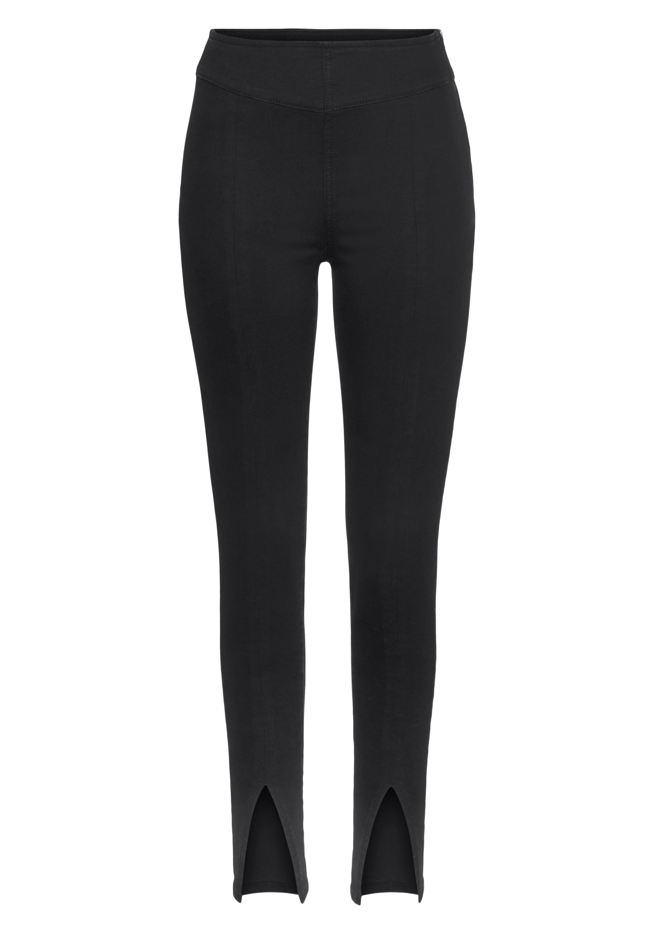 LASCANA Skinny Džíny – černá: přední strana