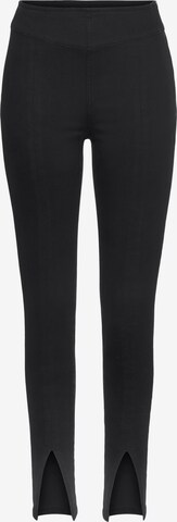 LASCANA Skinny Jeans in Black: front