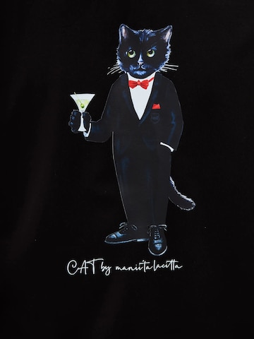 Cat e Lolette Shirt 'Dandy Cat' in Black