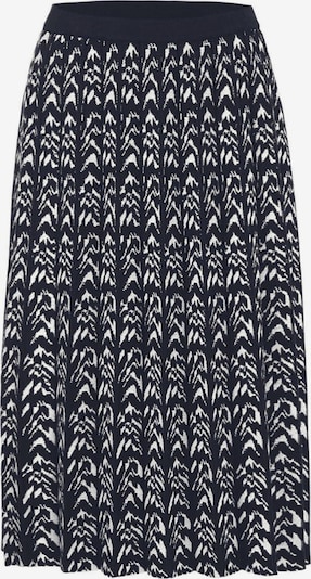 Goldner Strickrock in 40 in schwarz / weiß, Produktansicht