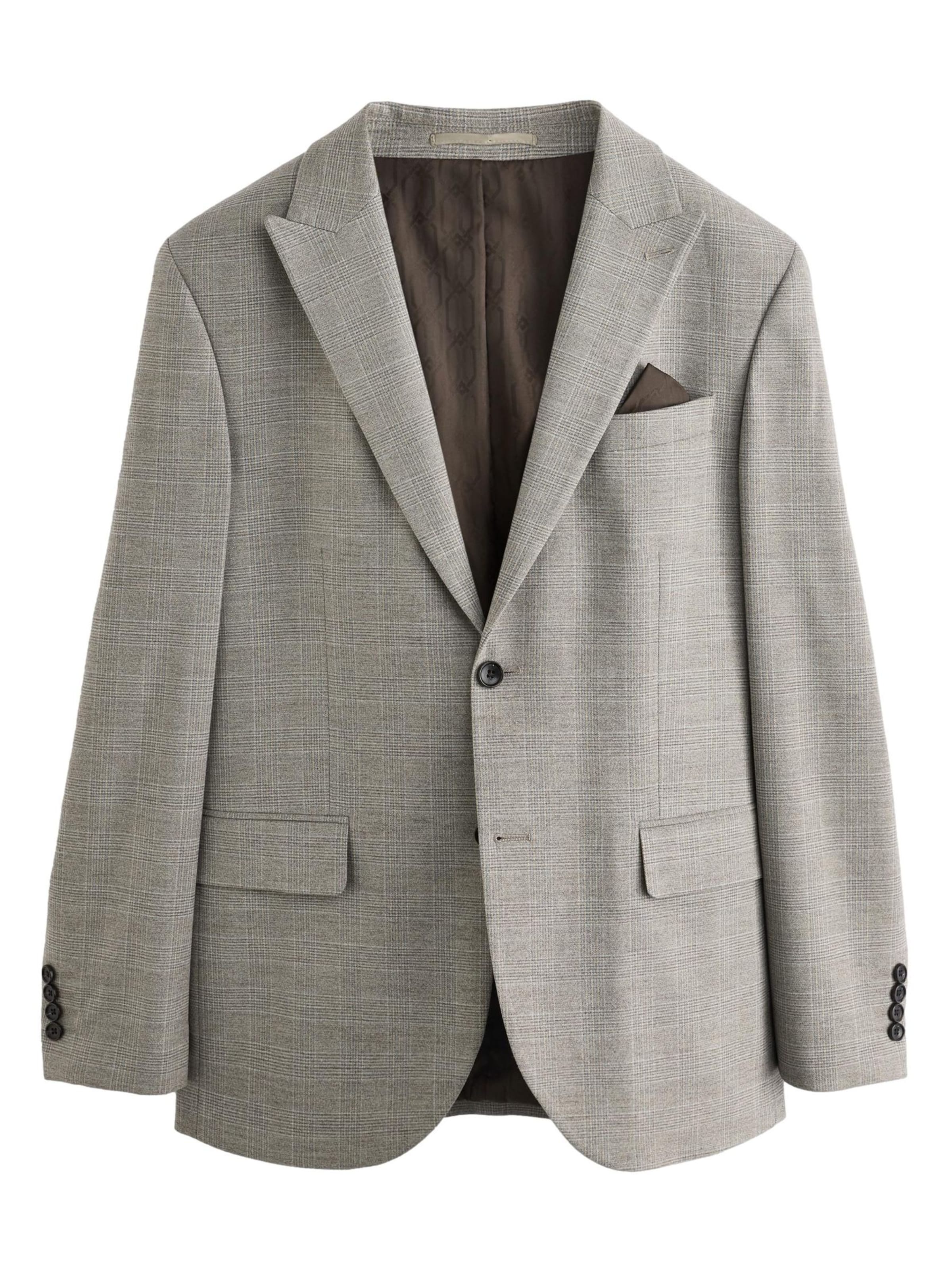 Next Slim Fit Sakko in Grau: Vorderseite
